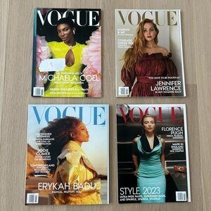 4 Vogue Magazines